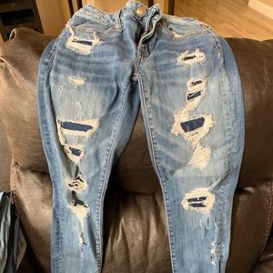 American eagle super stretch skinny jeans sz 2